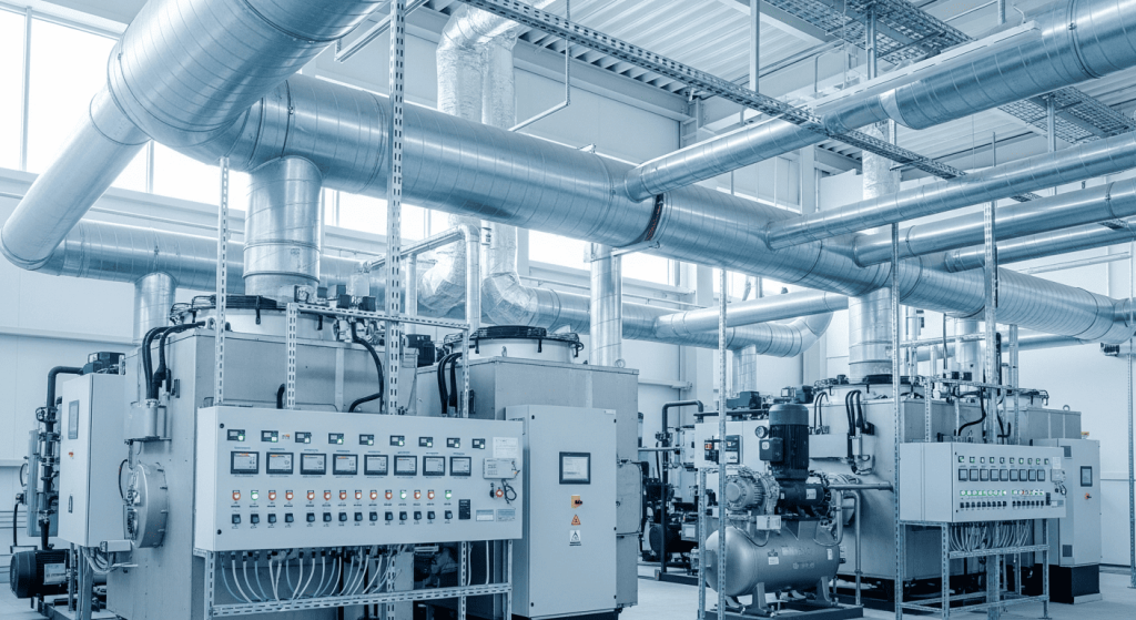 Обслуживание систем кондиционирования предприятий с непрерывным циклом