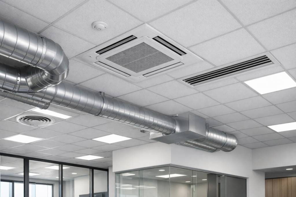 Устройство систем принудительной вентиляции коммерческих зданий