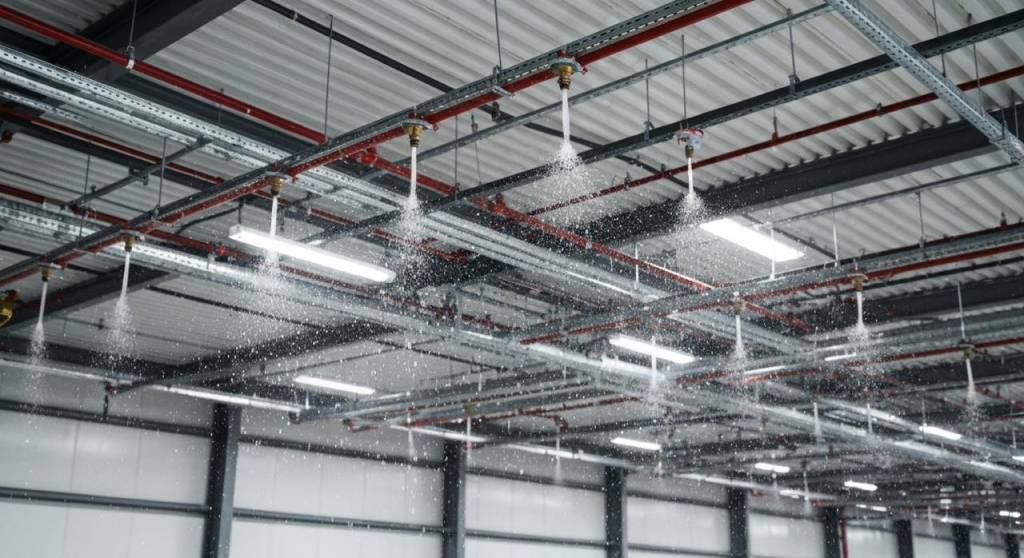 Обслуживание спринклерной системы пожаротушения