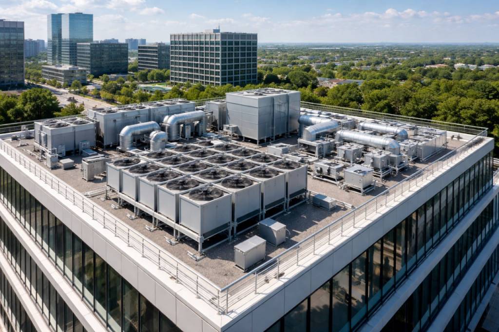 Обслуживание систем кондиционирования коммерческих зданий