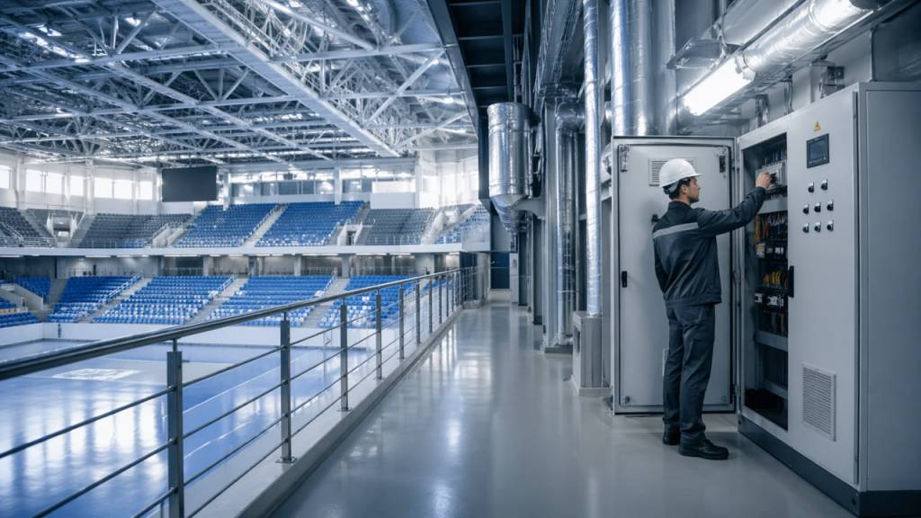 комплексное обслуживание спортивных сооружений