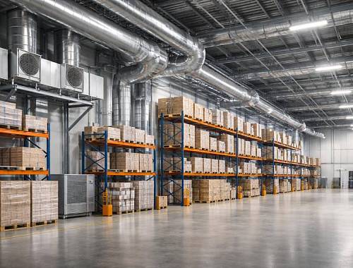 Система вентиляции складских помещений
